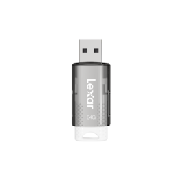 Memoria USB Lexar JumpDrive® S60 Blanco Negro 64 GB (1 unidad)