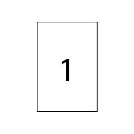 Fabrisa Etiquetas Adhesivas Multifunción 210x297 mm C-Rectos 1 X 100H Blanco