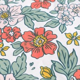 Today 119472 Juego de Cama Sunshine 260x240cm Algodón Estampado Floral Verde 2 Personas (Incluye 2 Fundas de Almohada 63x63cm)