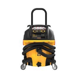 DeWALT DWV905H-QS Aspiradora Industrial Clase H, seca y húmeda, 38L, 1400W, 25 kPa, color amarillo