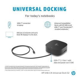 HP Base USB-C G5 Negro 100W