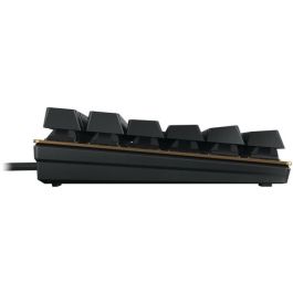 Cherry KC 200 MX Teclado con cable – MX2A BROWN Switch, Teclas MX2A BROWN, Disposición DE, Color negro/bronce