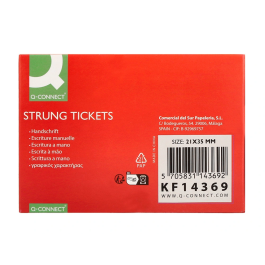 Q-connect Etiquetas Colgantes 21x35 mm Caja de 500 Unidades