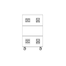 JBLPRO Cubierta para Equipo de Sonido 103cm Ancho x 12cm Alto x 132cm Largo