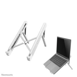 Neomounts NSLS010 Soporte Plegable y Ajustable para Portátiles 11-17" con 6 Alturas, Capacidad 5kg, Diseño Ultra-Delgado Plata