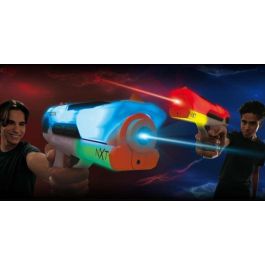 Bizak LaserX Next Level Pack Doble Blasters Láser con Escudo de Energía, 2 Modos de Disparo, Juego Juguete para Niños +3 Años