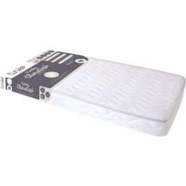 Tineo Colchón Climatizado Reversible Doble Cara Invierno/Verano 60x120x10 con Protecciones Antiácaros, Antibacteriano y Antimoho