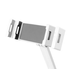 Neomounts DS15-545WH1 Soporte de tablet universal con movimiento completo y abrazadera de escritorio para tablets de 4.7"-12.9", blanco