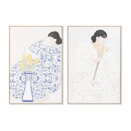 Lienzo DKD Home Decor Poliestireno Lienzo 80 x 4 x 120 cm
