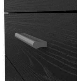 Cómoda - 4 cajones - Negro - L80,2 x P40,25 x H68,1 cm Cómoda - 4 cajones - Negro - L80,2 x P40,25 x H68,1 cm