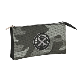 Estuche Escolar Safta Stone Negro 22 x 12 x 3 cm Precio: 6.7899997. SKU: B1ESF6D58P