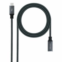 Cable USB NANOCABLE USB 3.2 GEN2x2 100W C/M-H Negro 1,5 m