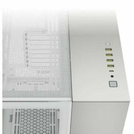 CORSAIR CC-9011285-WW Caja PC Torre Media 6500X, Aluminio Blanco/Gris Satinado