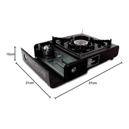 Alpen Camping Cocina Portátil Tyrol 1 Fuego Compacta 2.0kW para Gas 227g Uso Exterior con Maletín Reforzado Alpen Camping Cocina Portátil Tyrol 1 Fuego Compacta 2.0kW para Gas 227g Uso Exterior con Maletín Reforzado
