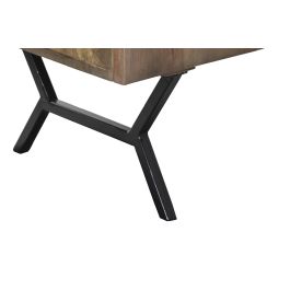 DKD Home Decor Aparador Dorado Marron Mango 100 x 50 x 120 cm