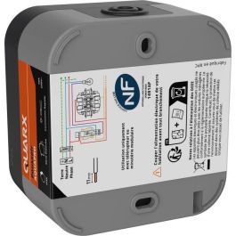 QUARX - AUC1695830825306 - Pulsador Aqua Pro Exterior IP55, 250V 10A, conforme NF