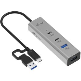 I-Tec HUB de Carga Universal Metal 2x USB-C 3.2 Gen.1 + 2x USB-A 3.2 Gen.1 con USB-C PD 85W Plata Precio: 34.78999986. SKU: B1FD7WYM6B