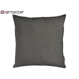 Giftdecor Funda Cojín con Cremallera 60x60 cm Antracita - Poliéster y Algodón (24 Unidades) Giftdecor Funda Cojín con Cremallera 60x60 cm Antracita - Poliéster y Algodón (24 Unidades)