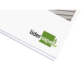 Liderpapel Bloc de Música Combi Pentagrama Cuadriculado 2,5mm Cuarto 20 Hojas 100g/m²