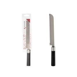 Cuchillo Sierra Kinvara, Acero SS420, Mango Negro, 33 cm de Largo, Hoja 21 cm (24 Unidades) Precio: 36.49999969. SKU: S3602748