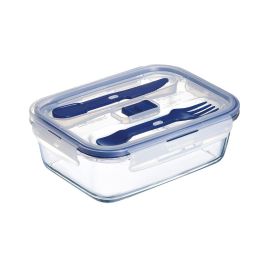 Recipiente Rectangular Hermético Vidrio Pure Box Active Luminarc 16 cm - 122 cL