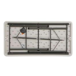 Mesa rectangular plegable color crema lifetime 122x61x74 cm Mesa rectangular plegable color crema lifetime 122x61x74 cm