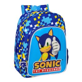 Mochila Escolar Sonic Speed 26 x 34 x 11 cm Azul Precio: 15.59000058. SKU: B1GFCHW8LC