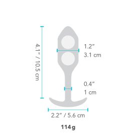 Plug Anal B-Vibe 96748 Negro Plug Anal B-Vibe 96748 Negro