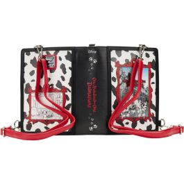 Loungefly Bolso mochila convertible 101 Dálmatas Disney. Piel vegana. Correas ajustables. 30cm