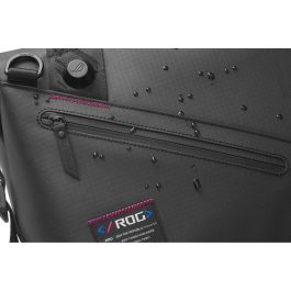 ASUS ROG SLASH Duffle Bag Hombre, Bolso de lona, Resistente al agua, Irrompible, Poliéster/Poliuretano, Negro, 26.5L