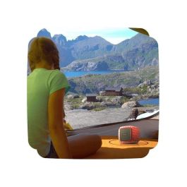 Forever Altavoz Bluetooth BumpAir BS-700, Bluetooth 5.0, IPX6 Impermeable, 5W, RGB Light, Rojo