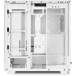 Sharkoon Rebel C50 ATX Full Tower PC Blanco Soporta ATX, micro ATX, Mini-ITX Metal con Filtro Anti-polvo y Gestión de Cables 16.8cm CPU