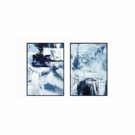Cuadro Loft DKD Home Decor Azul Blanco 2 x 60 x 45 cm (2 Unidades) Precio: 25.99000019. SKU: B1GGC8GX2B