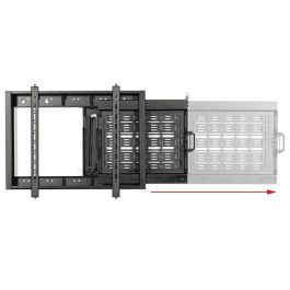 B-Tech Flat Screen Wall Mount With Slide-Out AV Storage Tray, black B-Tech Flat Screen Wall Mount With Slide-Out AV Storage Tray, black