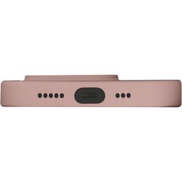 dbramante1928 Monaco MagSafe iPhone 15 Pink Sand - Funda de Silicona Reciclada, 3 Capas Protección Impactos, Agarre Suave