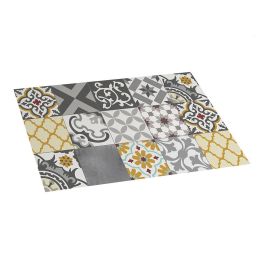 Cintacor - Stor Planet Alfombra vinílica Croma patch gris-ámbar 45x75 cm, antideslizante, superficie lavable Precio: 15.59000058. SKU: S7909679