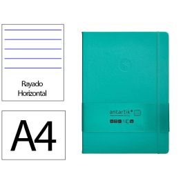 Cuaderno Con Gomilla Antartik Notes Tapa Dura A4 Hojas Rayas Turquesa 100 Hojas 80 gr Fsc Precio: 10.89. SKU: B1G2NNSDMQ