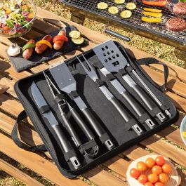 Kit de Utensilios para Barbacoa con Maletín BBSet InnovaGoods 12 Piezas Precio: 22.58999941. SKU: V0103694