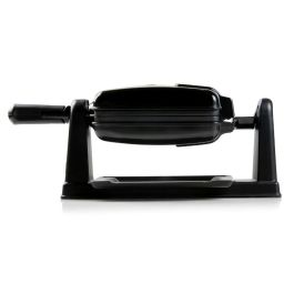 Domo DO9224W Gofrera Rotatoria 180° Antiadherente con Mango Frío, para 2 Gofres