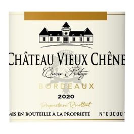Château Le Vieux Chene 2018 Bordeaux HVE3 - Vino tinto de Burdeos Château Le Vieux Chene 2018 Bordeaux HVE3 - Vino tinto de Burdeos