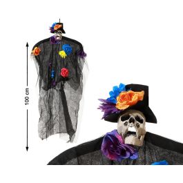 Figura Novio Calavérico Con Flores Y Sombrero 100 cm - Decoración Día de los Muertos Precio: 10.50000006. SKU: B178K47GE5