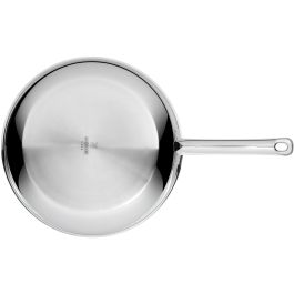 WMF Profi Resist Bratpfanne Sartén de 28 cm, Acero Inoxidable y Aluminio, para todo tipo de cocinas, Negro