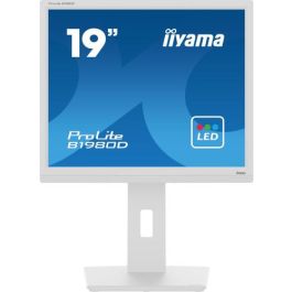 iiyama ProLite B1980D-W5 pantalla para PC 48,3 cm (19") 1280 x 1024 Pixeles SXGA LCD Blanco