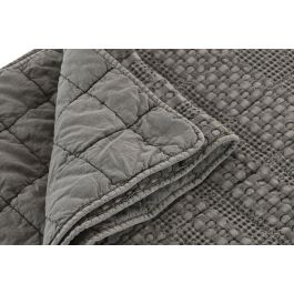 DKD Home Decor Colcha Boho 260 x 240 cm (2 Unidades) Algodón y Poliéster Lavada a la Piedra