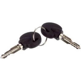 Htc Equipement Cerradura de Seguridad para Contenedores y Camiones de Acero Endurecido con 2 Llaves y Tapa