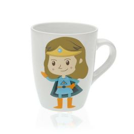 Taza de Cerámica Versa Super Mamá Gres (8,5 x 10 x 8,5 cm) Taza de Cerámica Versa Super Mamá Gres (8,5 x 10 x 8,5 cm)