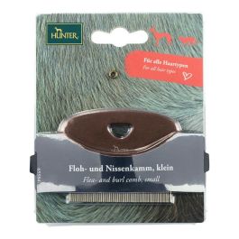 Hunter Cepillo para Pulgas y Liendres Talla S para Perros y Gatos, Elimina Parásitos y Facilita el Aseo