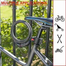 Master Lock 8120EURDPRO Candado para Bicicleta de Cable de Acero Trenzado - 1,8 m