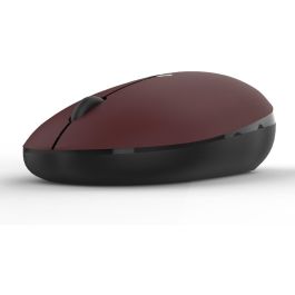 INCA IWM-231RB Ratón inalámbrico óptico 1600 DPI 4 botones silenciosos Ambidextro Marrón/Negro 2.4GHz