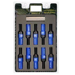 Omp Speed Juego De 20 Tornillos Con Protector De Aluminio De Colores M14x1.25 Llave De 17-19 Largo 28 mm Con Protector Azul OMPS09971407 Omp Speed Juego De 20 Tornillos Con Protector De Aluminio De Colores M14x1.25 Llave De 17-19 Largo 28 mm Con Protector Azul OMPS09971407